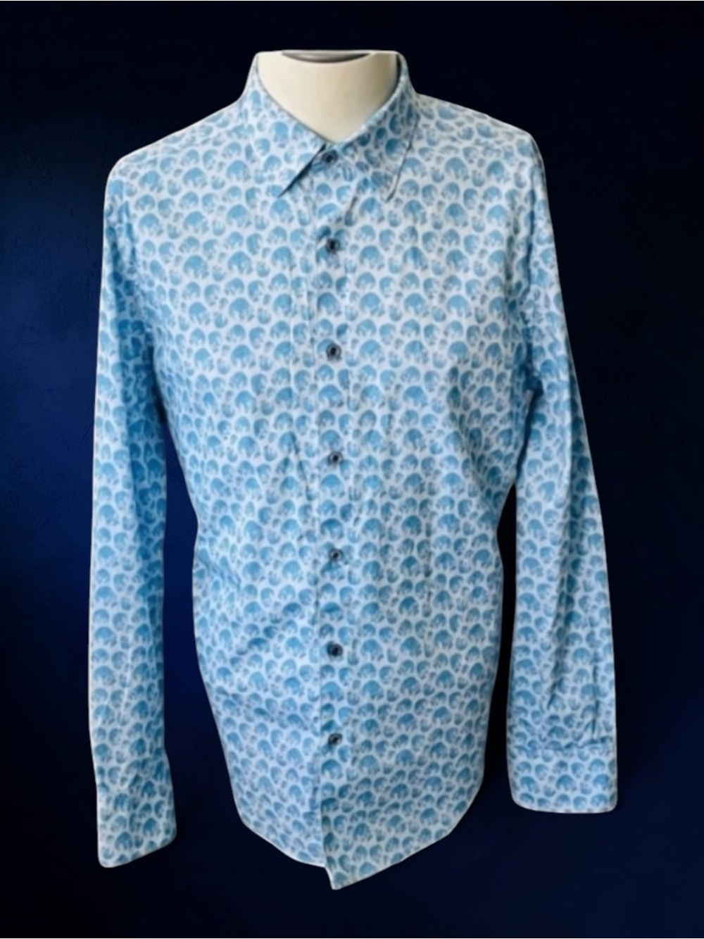 ROBERT GRAHAM CLASSIC FIT WEARABLE ART LONG SLEEVE SHIRT SIZE LARGE